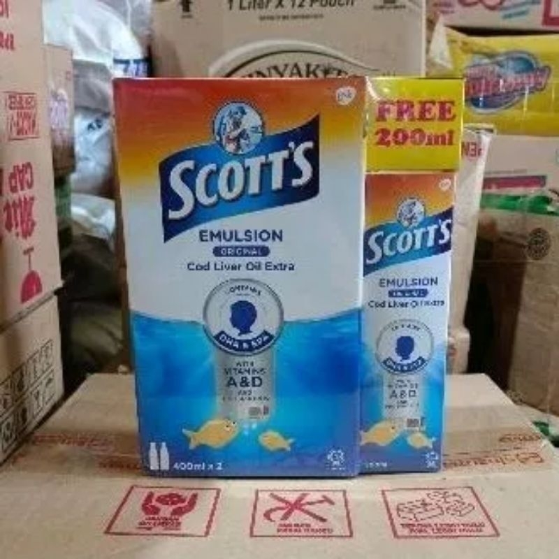 Jual SCOTT'S Emulsion Rasa Original Import Malaysia | Shopee Indonesia