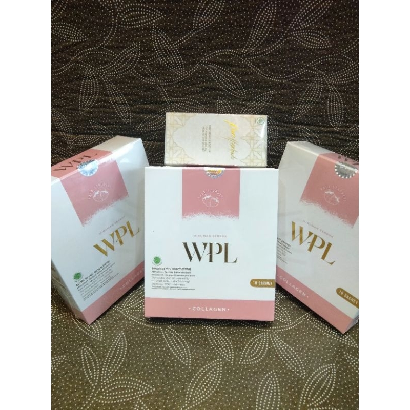 Jual 3 Box WPL Collagen Whitening Drink ( Order 6-100 Free 2 pouch ...