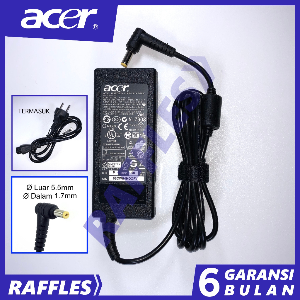 Jual Adaptor Charger Acer Aspire G Z Zg Z Zg