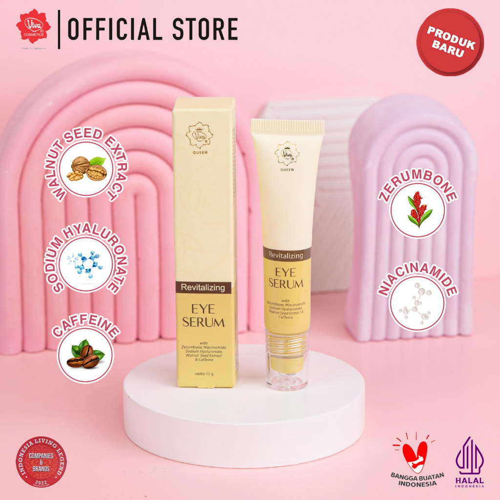 Jual Viva Queen Revitalizing Eye Serum with NIACINAMIDE, Sodium