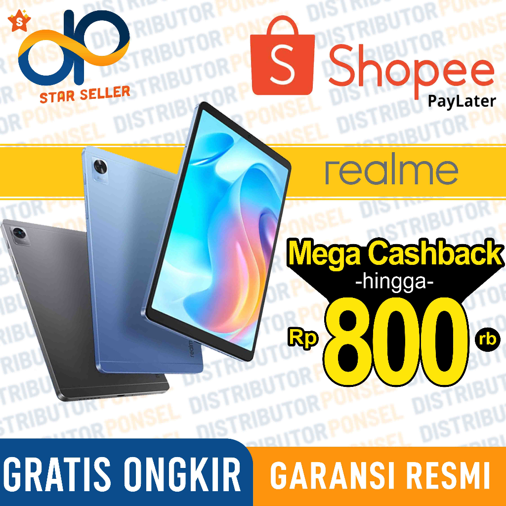 Jual Realme Pad Mini LTE 4/64 3/32 GB Garansi Resmi Realme Pad Mini ...