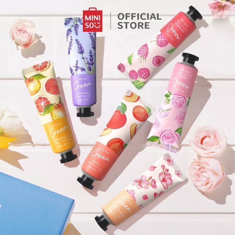 Jual Miniso Hand Cream Lotion 30ml Shopee Indonesia