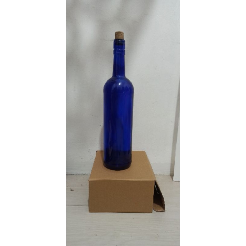Jual Botol biru Kaca Blue Solar Water Hooponopono New Moon Full Moon
