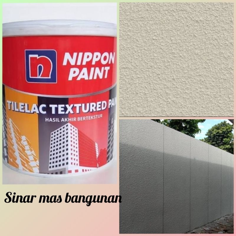 Jual Tilelac textured paint,Nippon paint tilelac textured paint 5kg,plamir tekstur Nippon paint