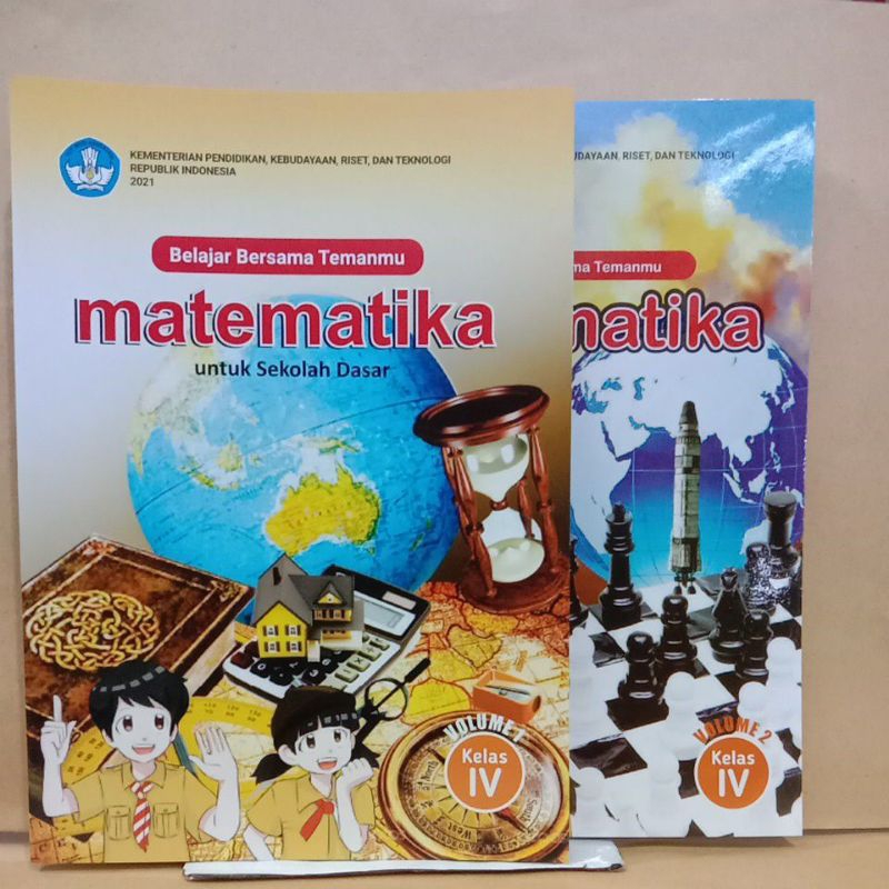 Jual Buku Matematika Volume 1,2 Kelas 4 SD, MI Kurikulum Merdeka ...