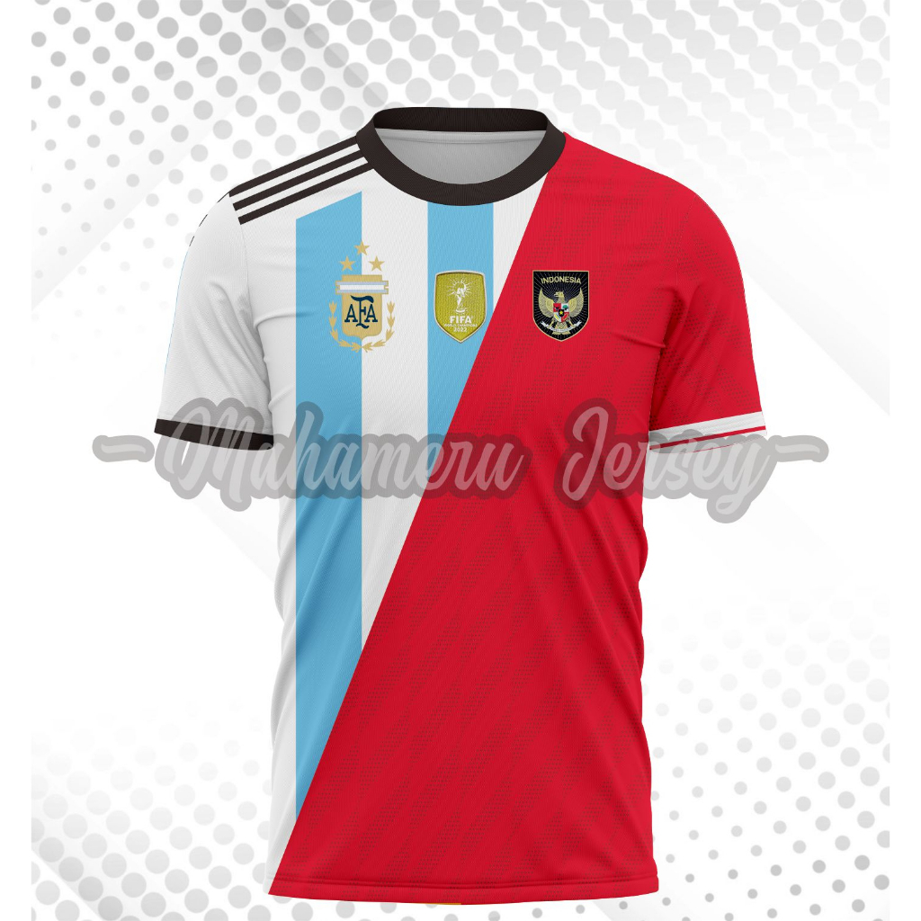 Jual Jersey Kombinasi Timnas Indonesia Vs Argentina Shopee Indonesia