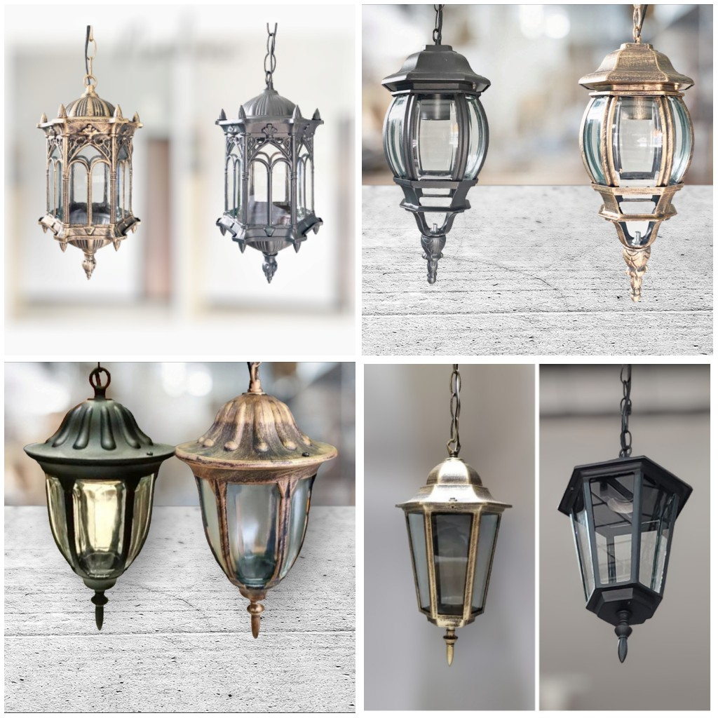 Jual (Free Bublewrap) Lampu Gantung Aesthetic Outdoor Lampu klasik