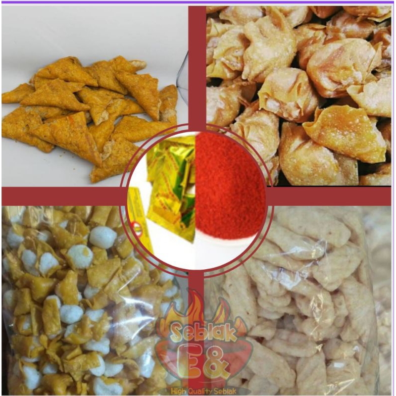 Jual Bisa Cod Paket Mix Plus Bumbu Toping Seblak Viral Kerupuk