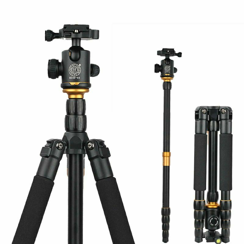 Jual Qzsd Q666 Tripod Kamera Fotografi Profesional Portable Aluminium