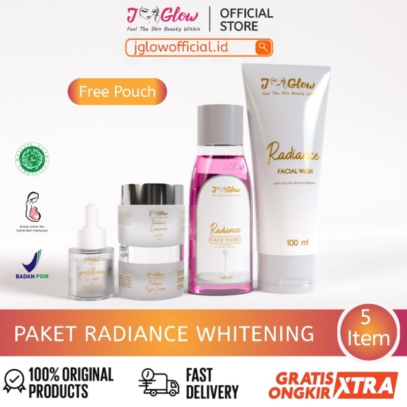 Skincare Whitening Glowing Bpom