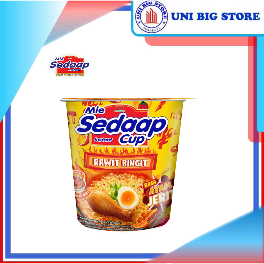 Jual Mie Sedaap Sedap Cup Rawit Bingit Ayam Jerit 75 Gr Mi Instant