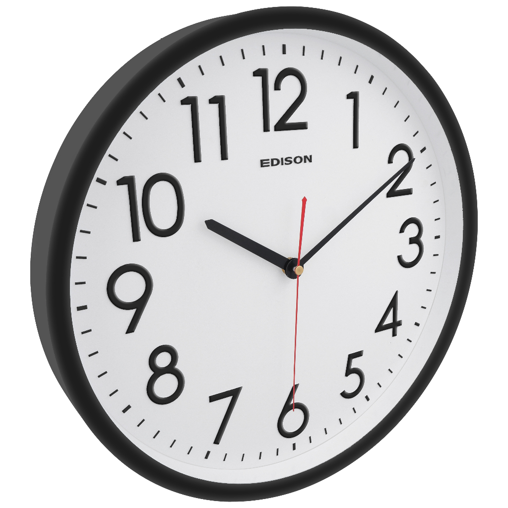 Jual Jam Dinding Edison EDW 365 T5 Timbul Diameter 360mm 36cm Shopee Indonesia