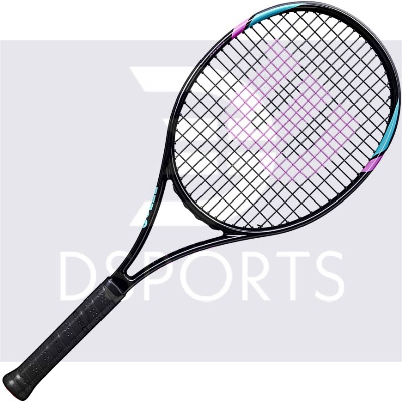 Jual Wilson Six LV Black Pink Blue 284Gr 16x19 284 g ( Racket Tennis ...