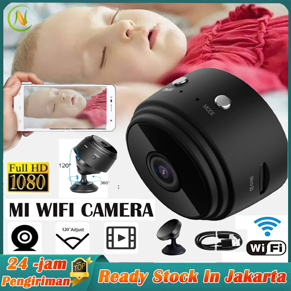 Jual Wireless A9 Mini Camera Wifi HD 1080P Mini CCTV Tersembunyi Tanpa