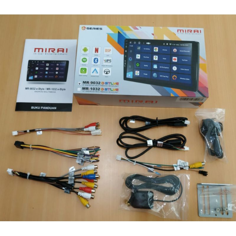 Jual Head Unit Android Inch Mirai Mr E Style Ram Gb Shopee Indonesia