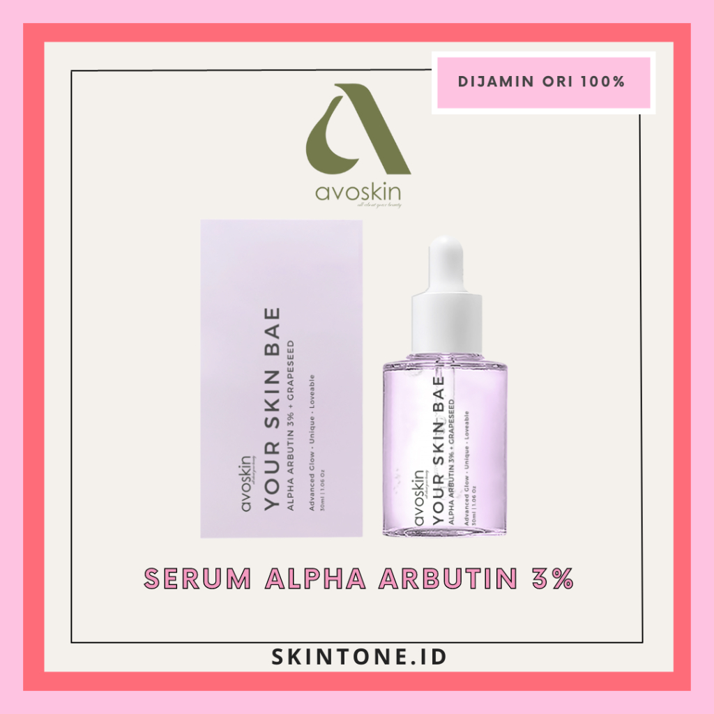 Jual AVOSKIN Serum Your Skin Bae Alpha Arbutin 30ml Samarkan Bekas