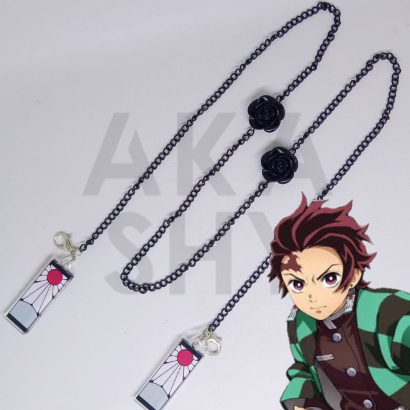 Jual [Akashy.id] Tanjiro-Kimetsu no Yaiba (Demon Slayer) - Strap Masker ...
