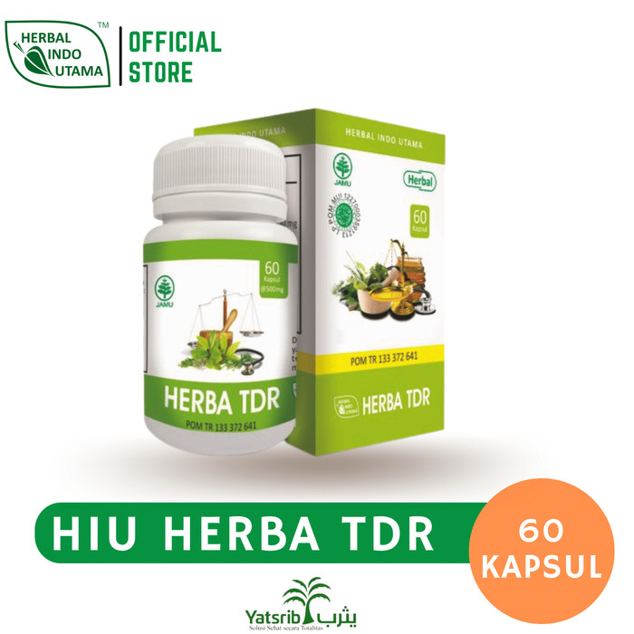 Jual Kapsul Herbal Hiu Herba Tdr 60kapsul Obat Susah Tidur Dan