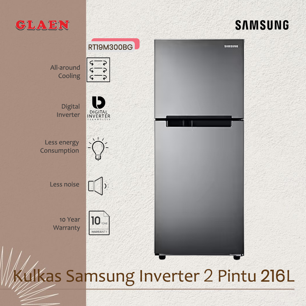 Jual Kulkas Samsung Inverter Pintu Hemat Listrik Rt M Bgs Lemari