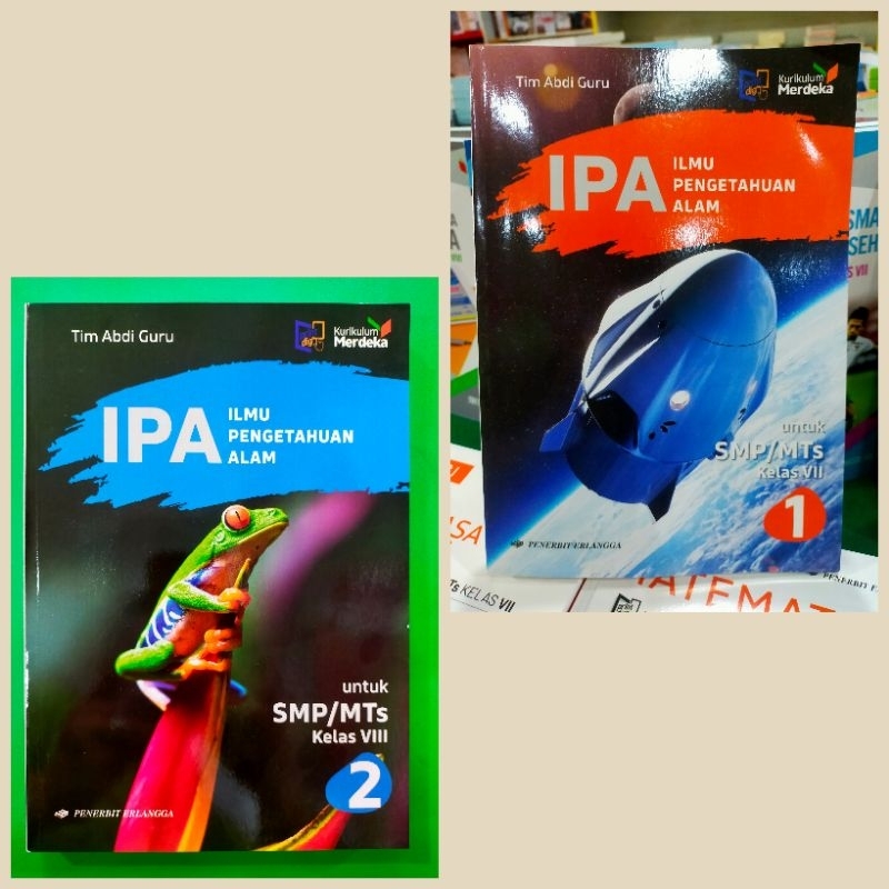 Jual Buku Pelajaran Ipa Ilmu Pengetahuan Alam Kelas Vii Dan Viii Smpmts Kurikulum Merdeka 6824