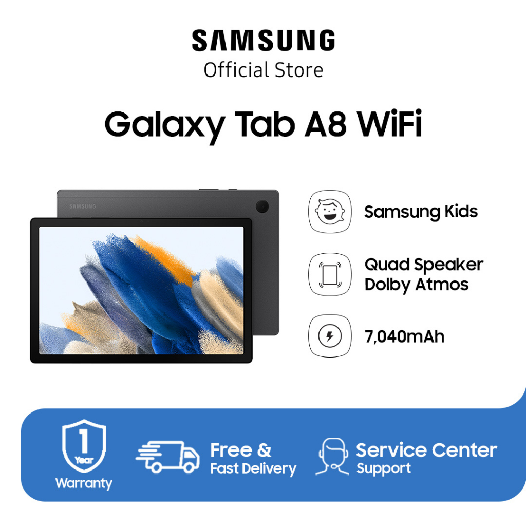 Jual Samsung Galaxy Tab A8 WiFi 3/32 GB Gray Shopee Indonesia