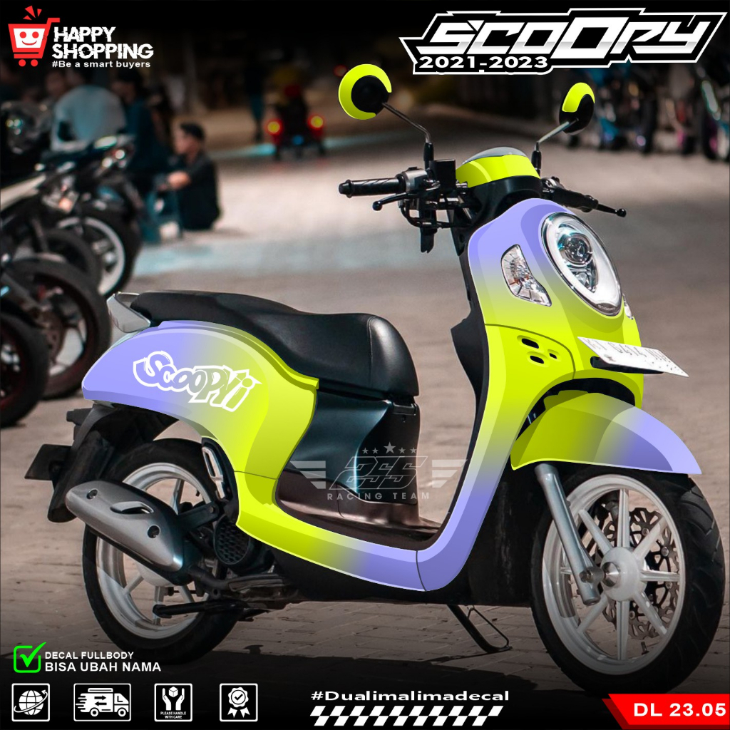 Jual (COD) Decal Stiker Honda All New Scoopy Prestige 2021 2021 2023 ...