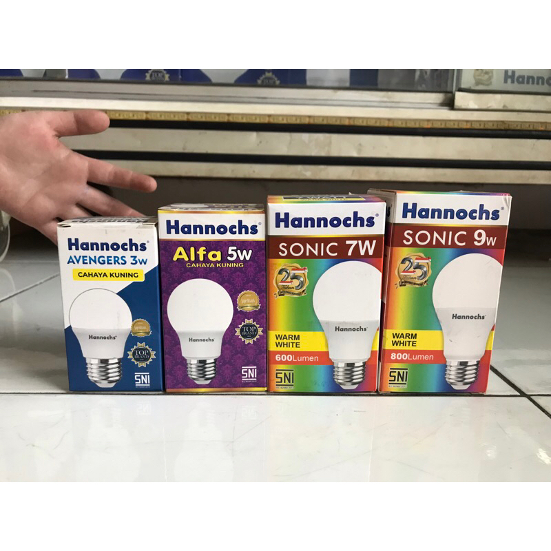 Jual Lampu hannochs cahaya kuning alpha avenger sonic 3watt 5watt 7watt ...