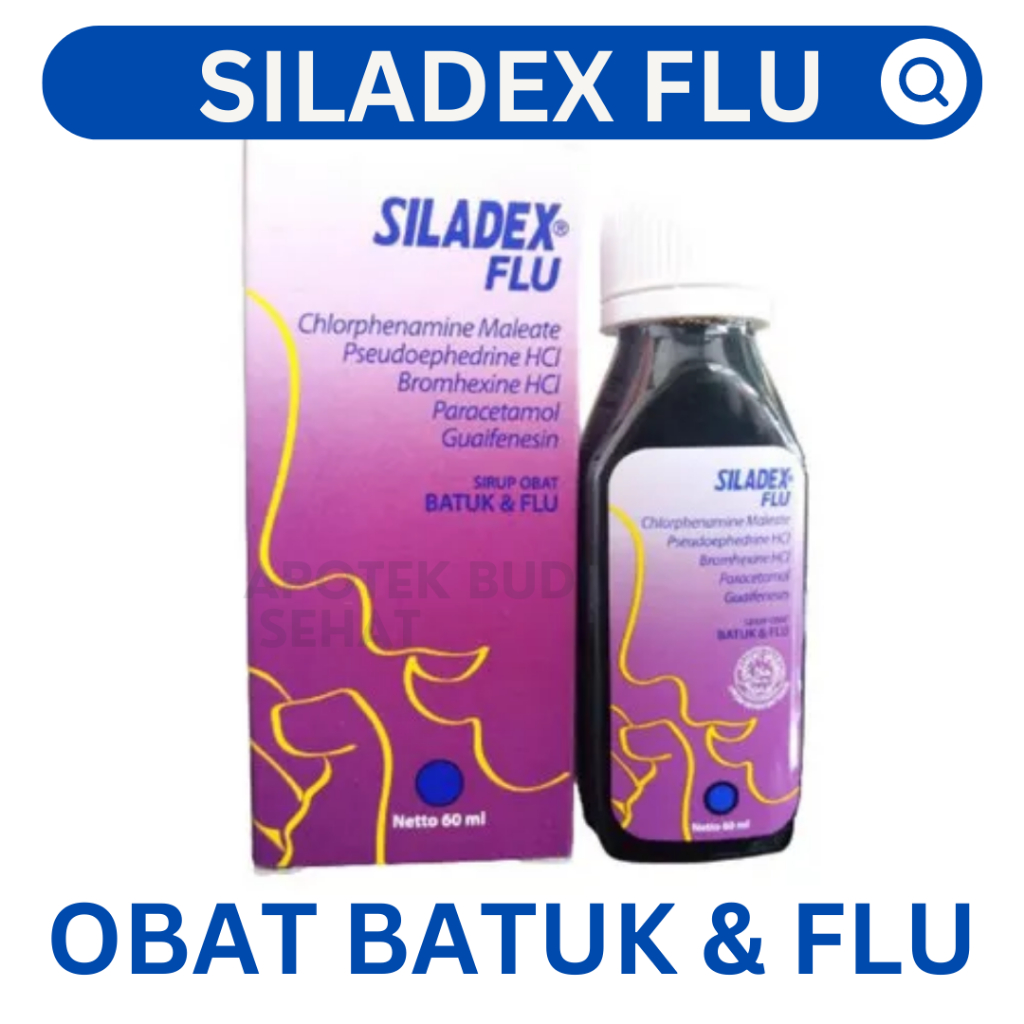 Jual Siladex Flu Obat Batuk Berdahak Pilek Hidung Mampet Bersin Idung Meler Ml Obat Batuk