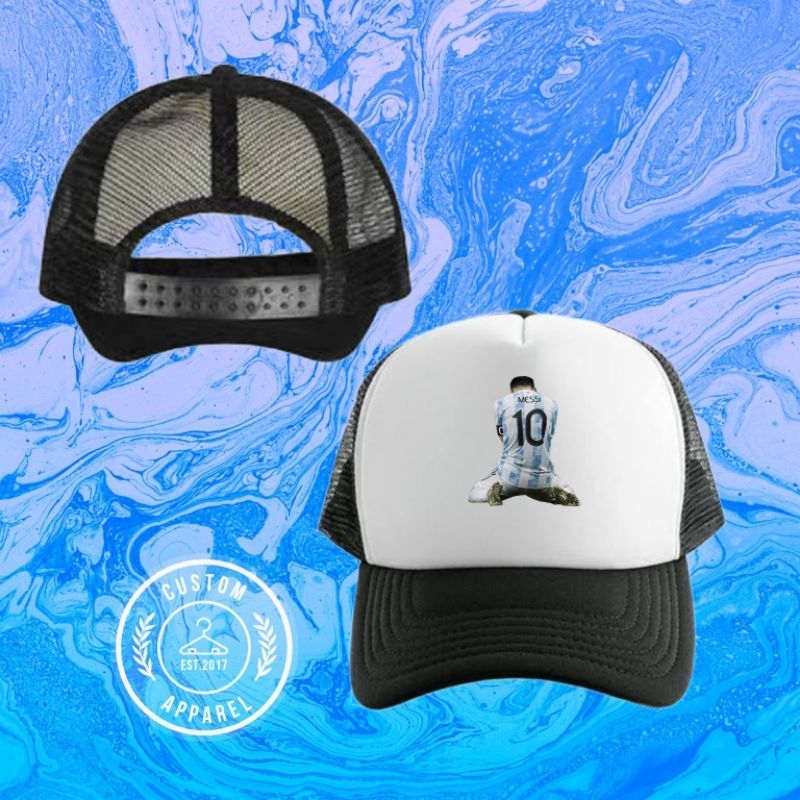Jual Topi Trucker Hat - Lionel Messi Argentina | Shopee Indonesia
