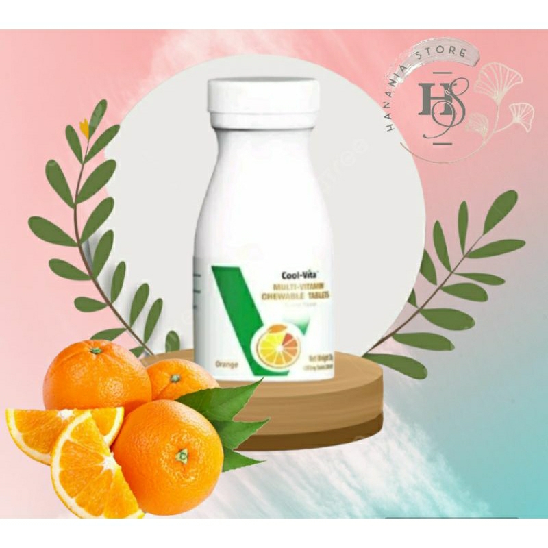 Jual CoolVita Multivitamin Chewable Tablet Kunyah Penambah Berat Badan Suplement Makanan