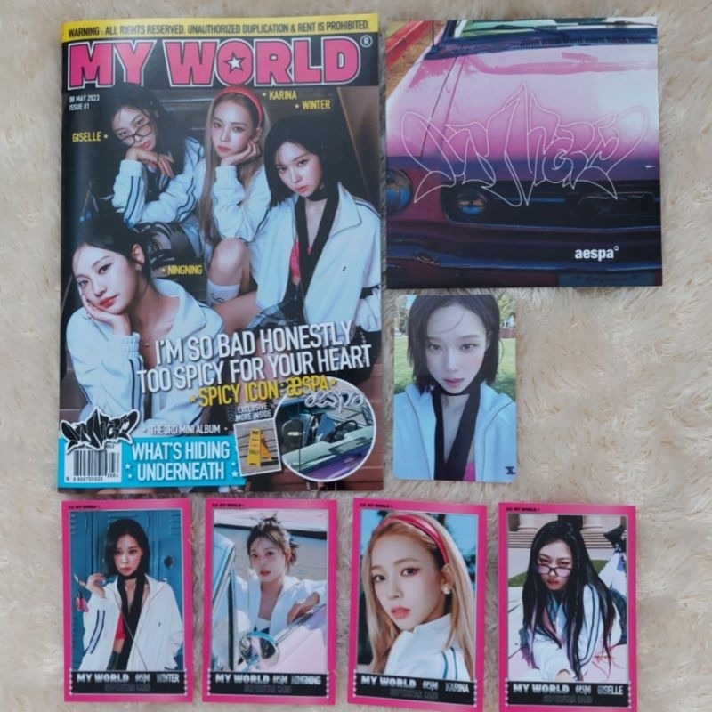 Jual AESPA WELCOME TO MY WORLD ZINE VER SPICY NINGNING GISELLE