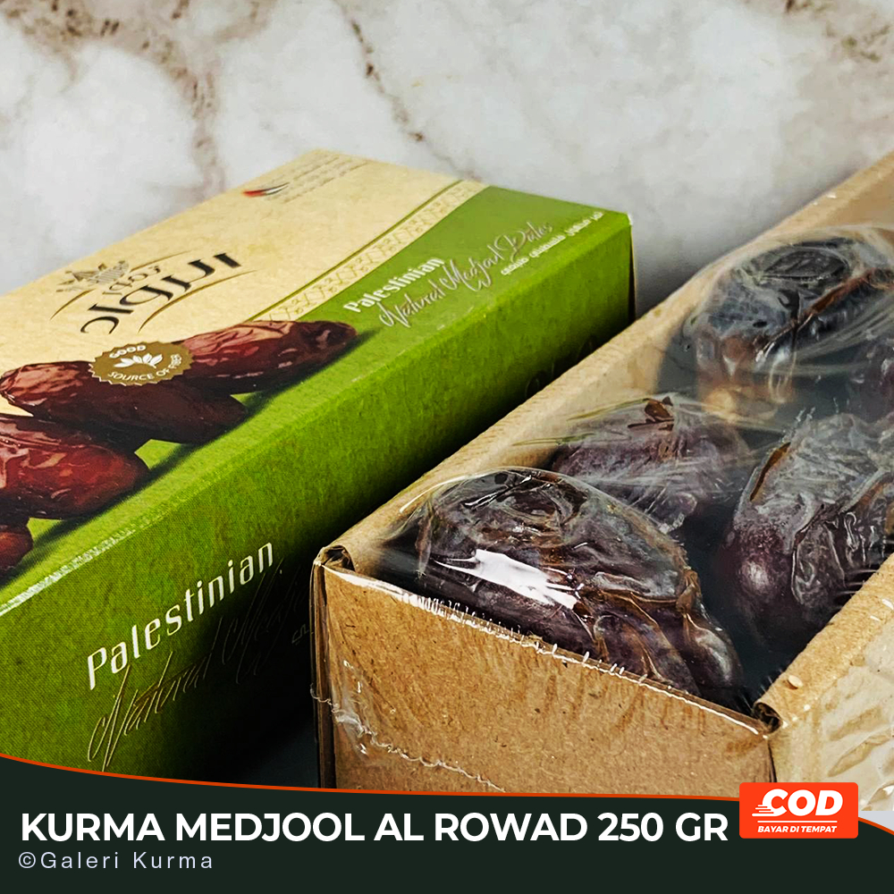 Jual KURMA MEDJOOL PREMIUM 250gr/500gr LARGE PALESTINE DATES AL-ROWAD ...