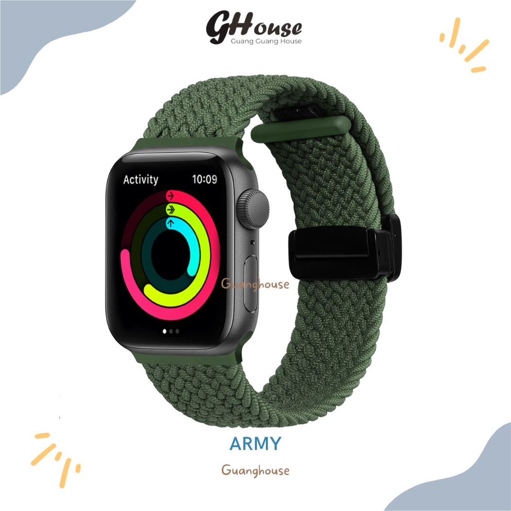 Jual Strap Apple Watch Nylon Loop Magnet iWatch Series Ultra