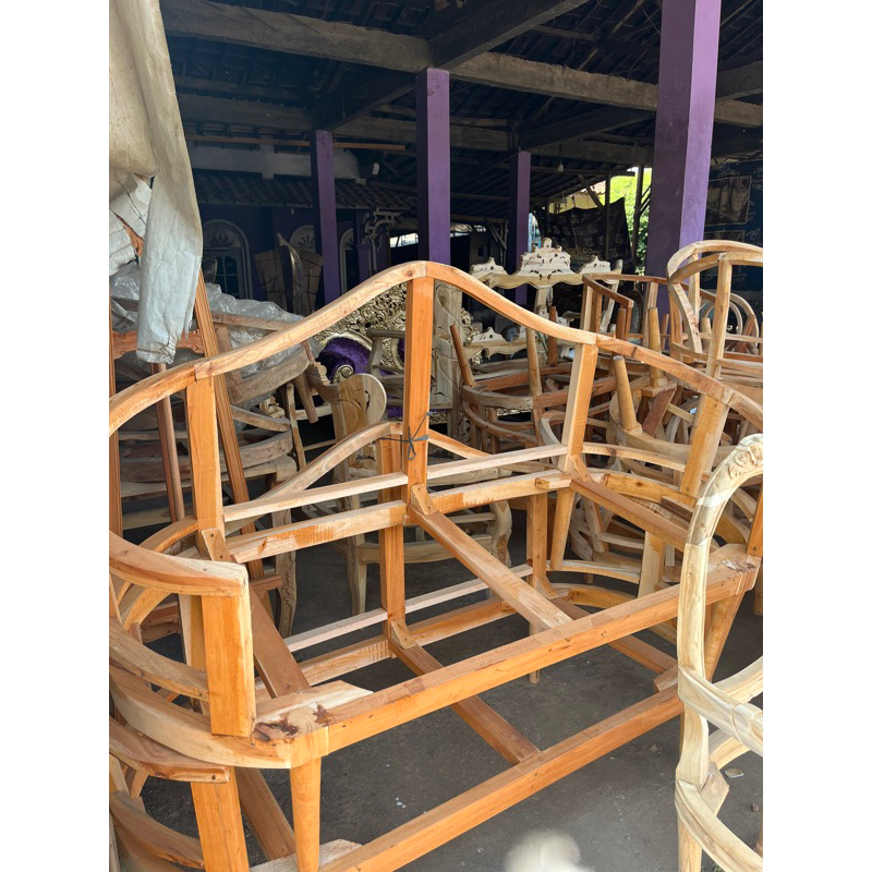 Jual Rangka Sofa Patrik Rangka Sofa Pelaminan Kursi Pelaminan Shopee Indonesia