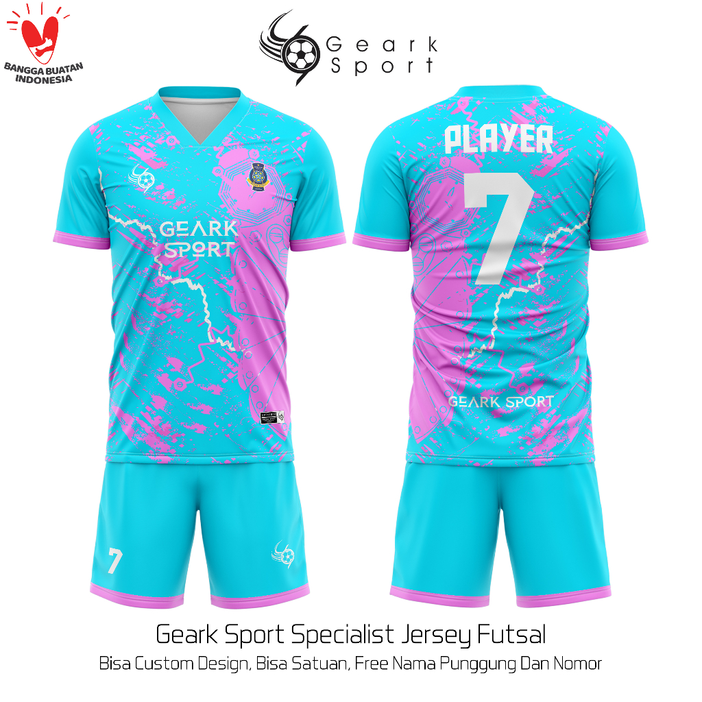 Jual JERSEY BAJU FUTSAL / SEPAK BOLA TERBARU MOTIF PEARL BUTTERFLY FULL ...