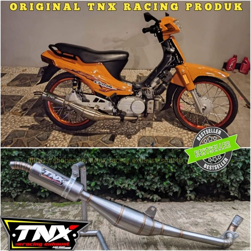 Jual Knalpot Suzuki Crystal Stainless Steel TNX Racing Exhaust Suara ...
