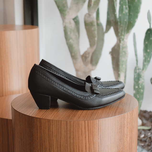 Jual Shoeka - Ratika Heels 5cm - Hitam | Shopee Indonesia