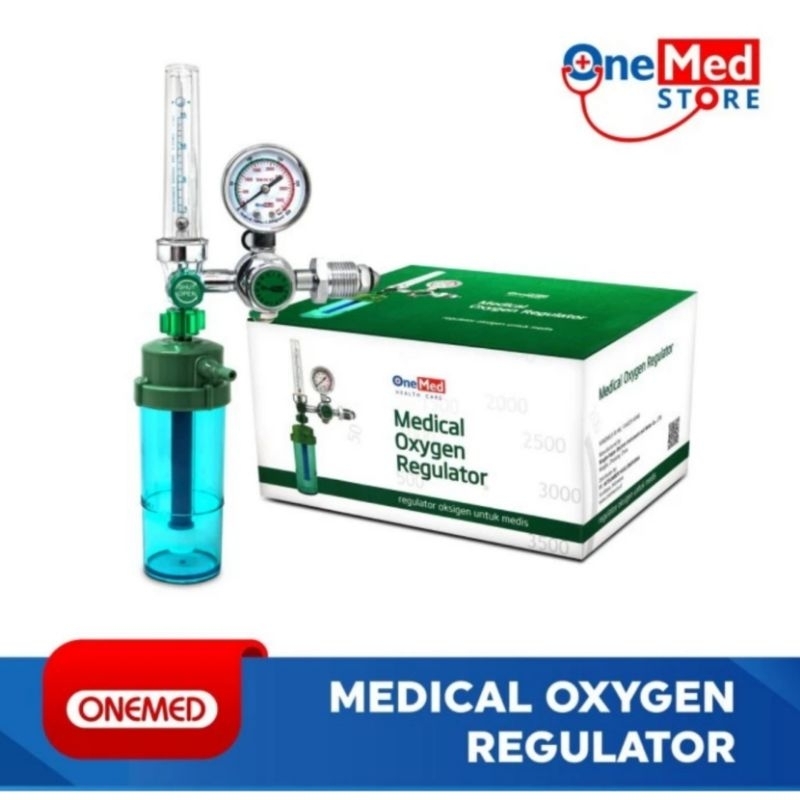 Jual Regulator Tabung Oksigen Oxygen O2 Onemed Berisi Flowmeter ...