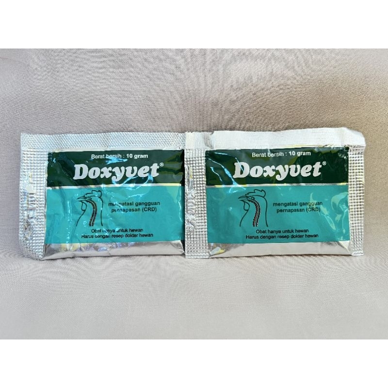 Jual Doxyvet 100gr 10gr (Obat Pernapasan, Flue pada ayam) | Shopee ...