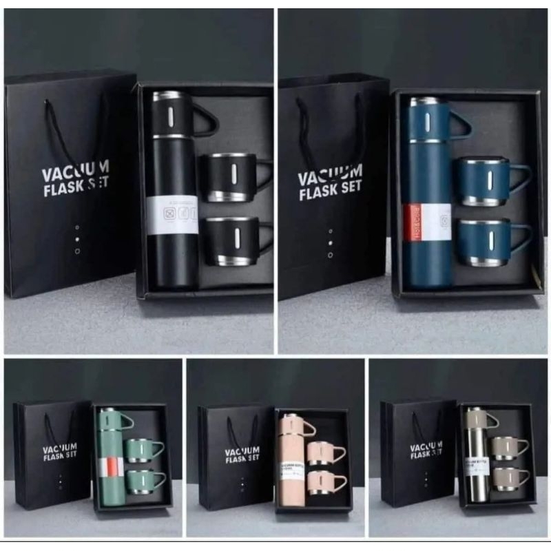Jual Termos vacuum flask Murah/Thermos set cangkir sultan 500ml/Botol
