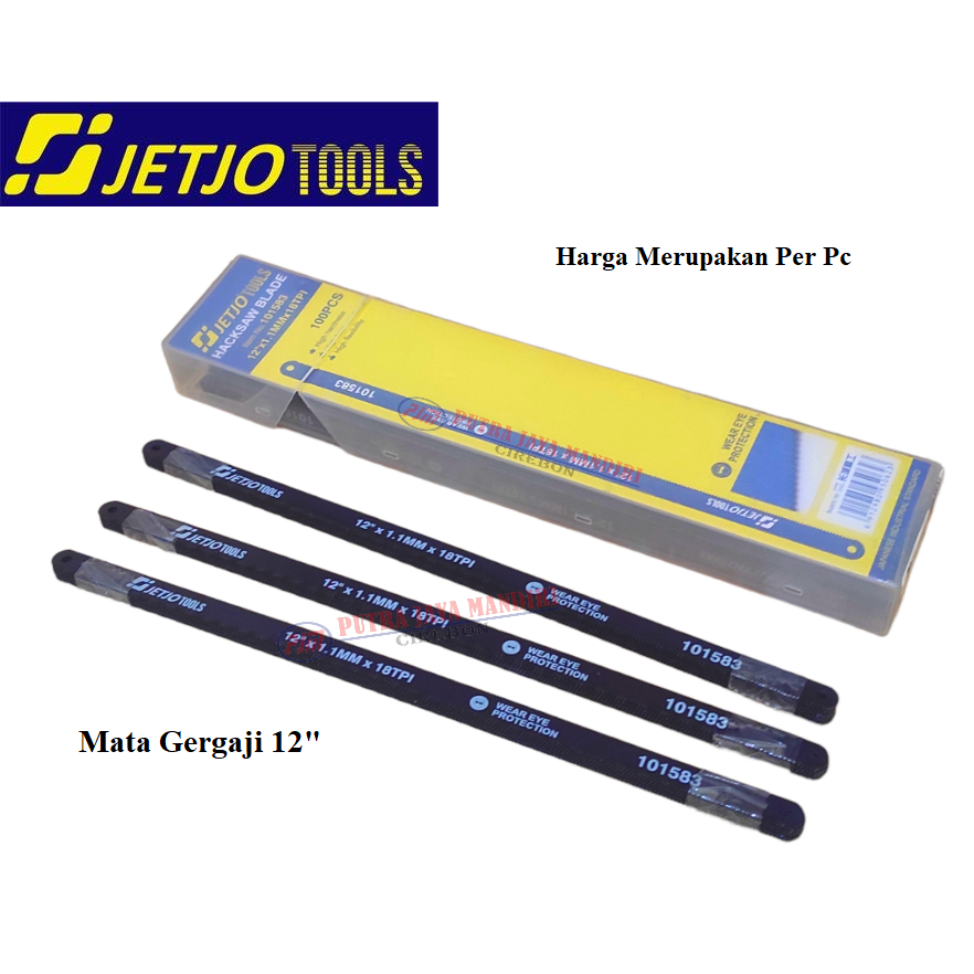 Jual JetJo Gergaji Besi / Mata Gergaji Besi 12 Inch / Hacksaw Blade 12 ...