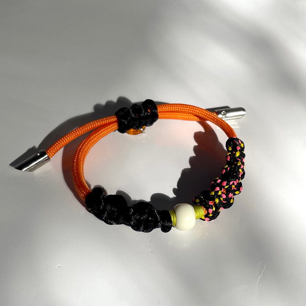 Jual OOBI Paracord Bracelet Neon Green/Orange Shopee Indonesia