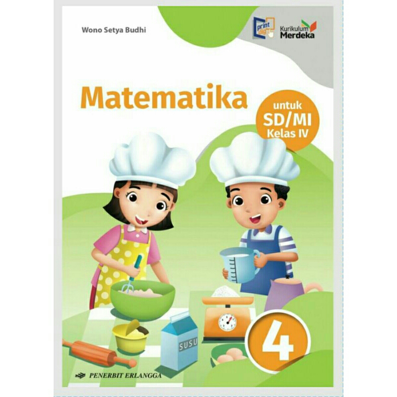 Jual BUKU MATEMATIKA SD/MI KELAS 4 KURIKULUM MERDEKA | Shopee Indonesia
