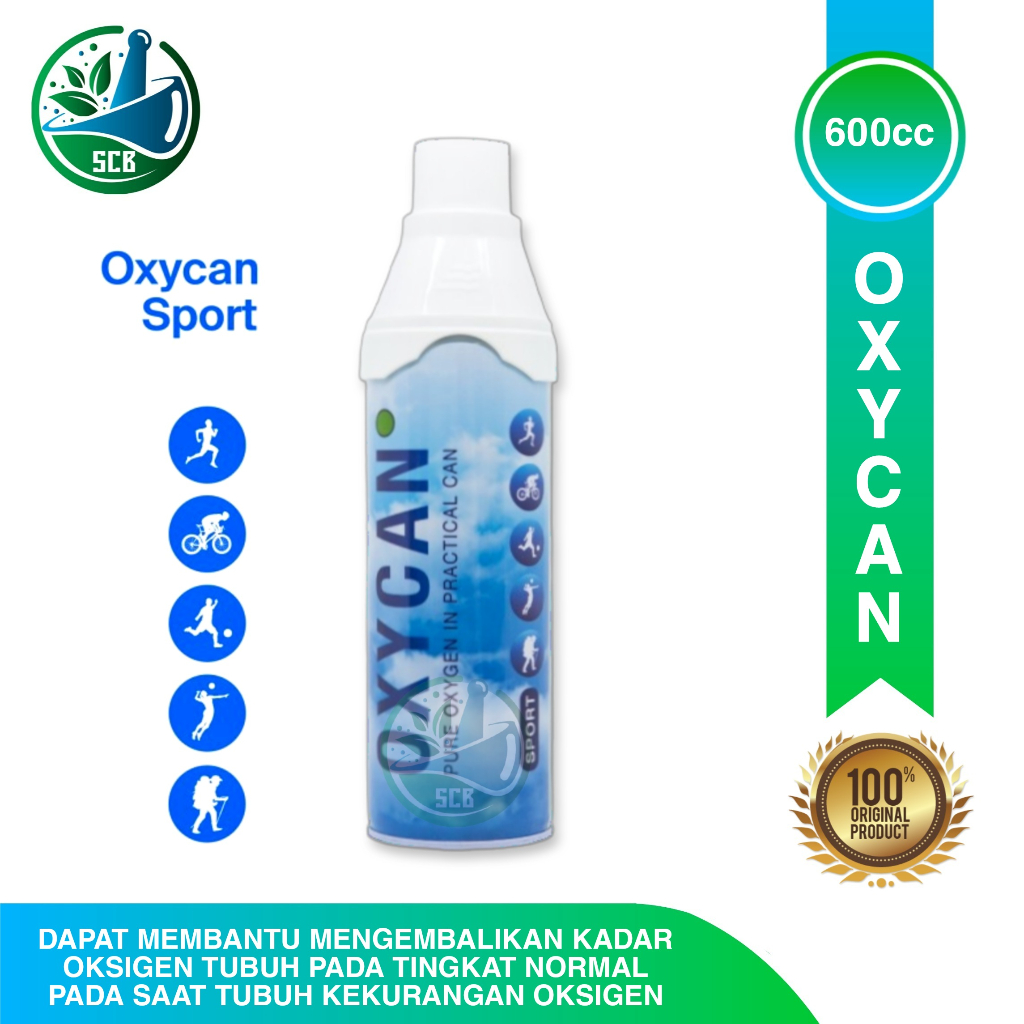 Jual Oxycan Sport 600 Cc (Botol Biru) - Oxygen / Oksigen Portable ...