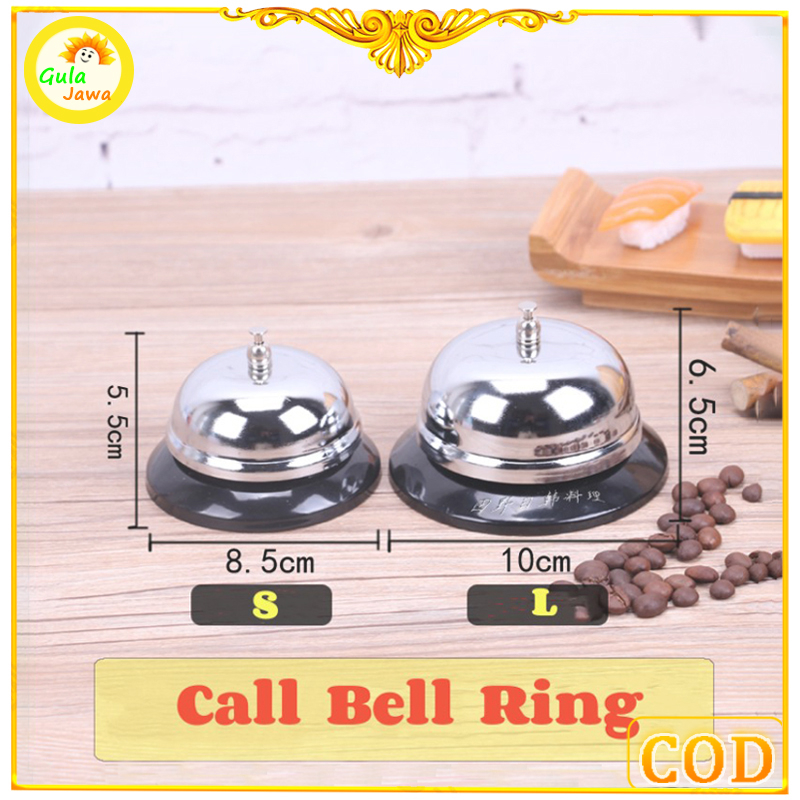 Jual Bel Meja Kasir Stainless Calling Bell Murah untuk Restoran, Kantor