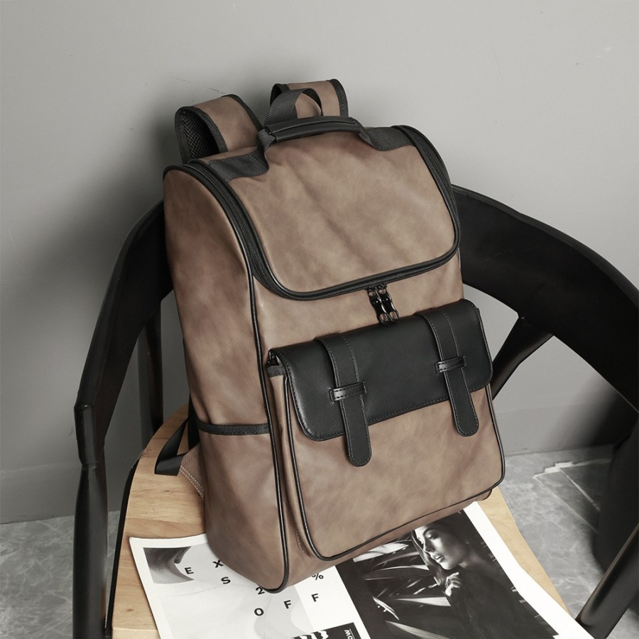 Jual LEATHER CONCEPT Tas Ransel Kulit Pria Backpack Kulit Tas Sekolah ...