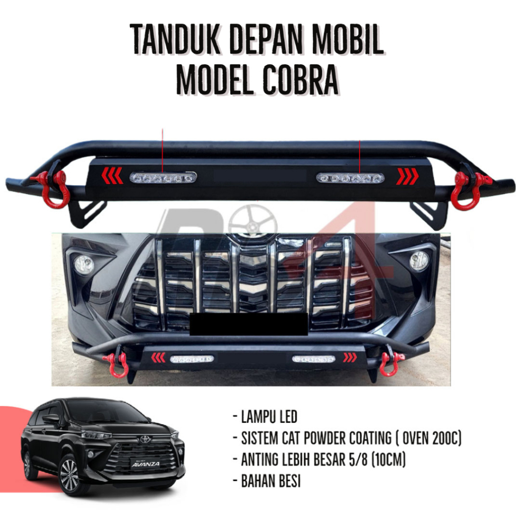 Jual Paket Tanduk Dan Towing Depan Belakang Mobil All New Avanza Xenia