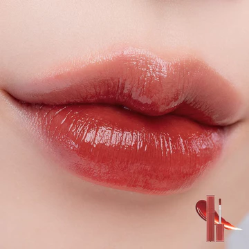 READY R0MND Dewyful Water Tint Glossy Colorful In Coral Chili Up Lilac Cream Liptint