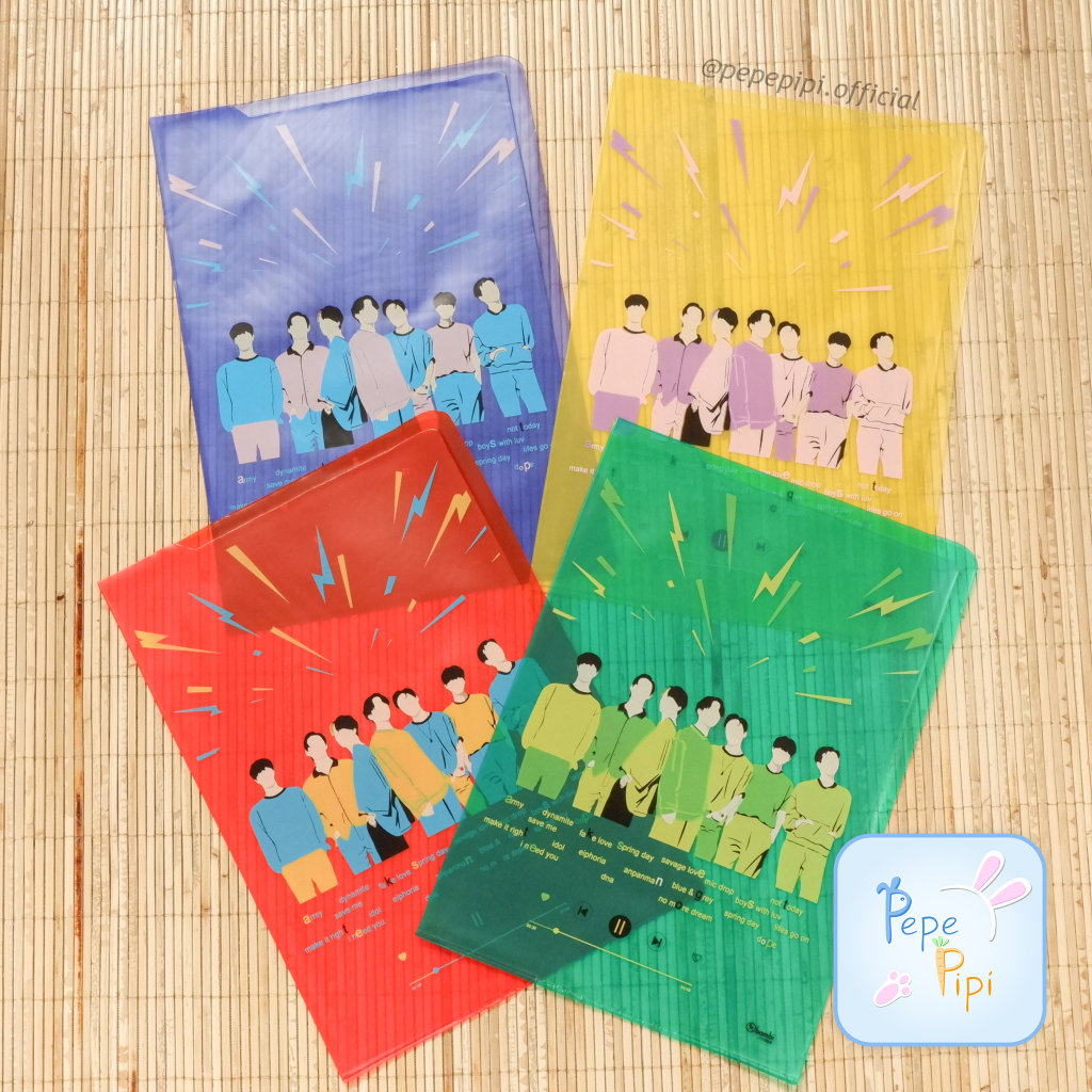 Jual Map Bambi L File A4 KPOP Boy Band Korea Map plastik Folder One ...