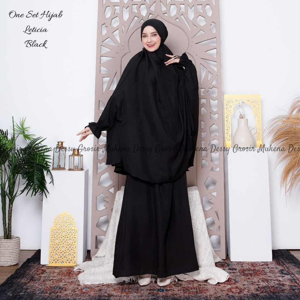 Jual GMD - Leticia One Set Crinkle Syar'i Hijab dan Rok | Shopee Indonesia